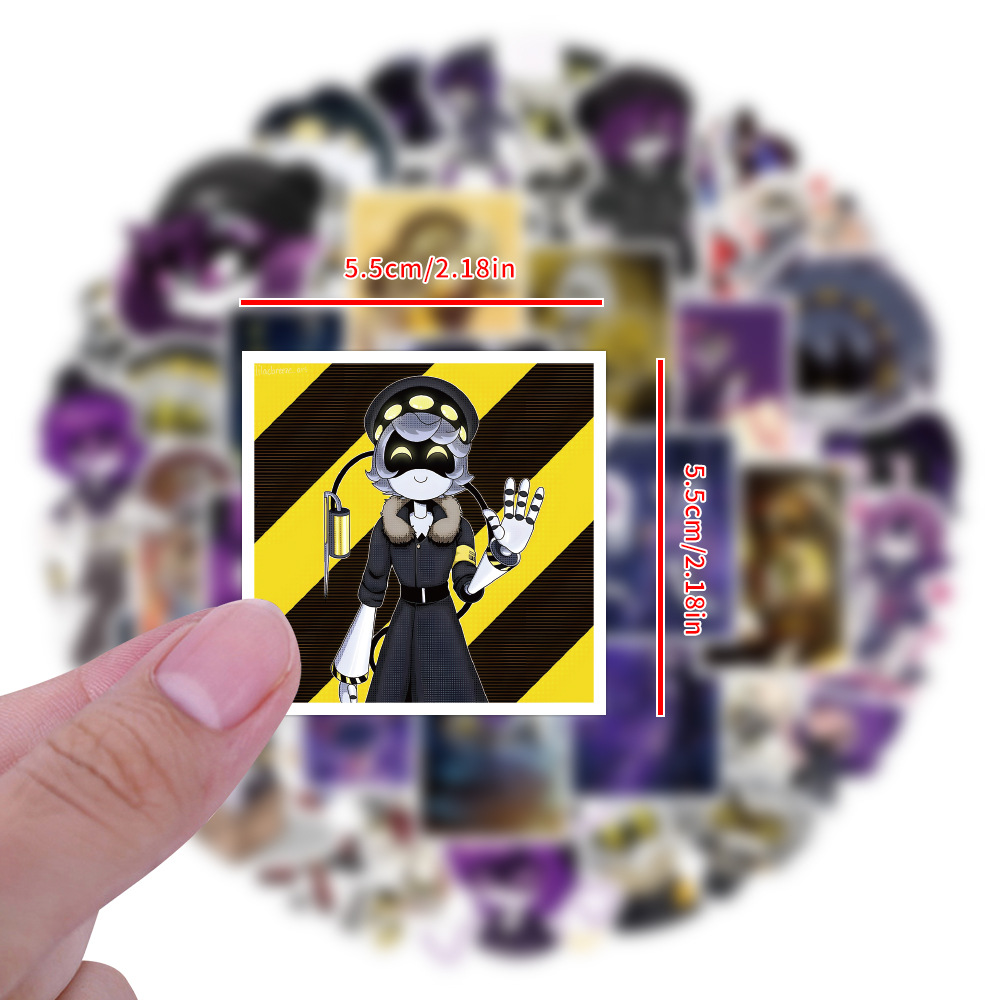 10/30/55/110 Uds pegatinas de Drones asesinato de dibujos animados monopatín DIY nevera motocicleta guitarra portátil Cool Graffiti pegatina impermeable juguete