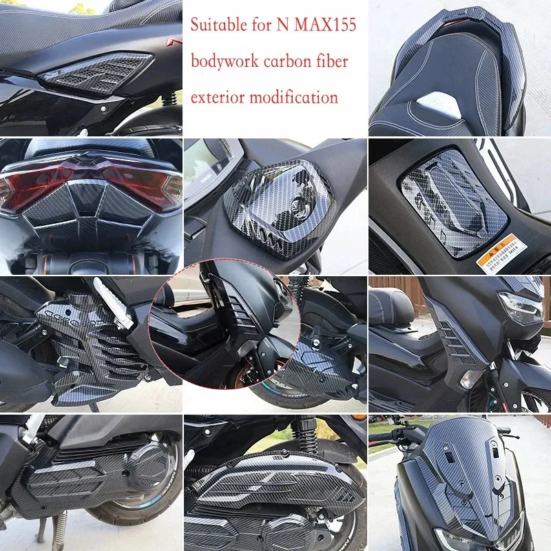 エキゾーストパイプ保護カバー,熱シールド,火傷防止,ヤマハトリシティ125, 155,nmax155,nmax125,nmax 125, 155,xmax 125