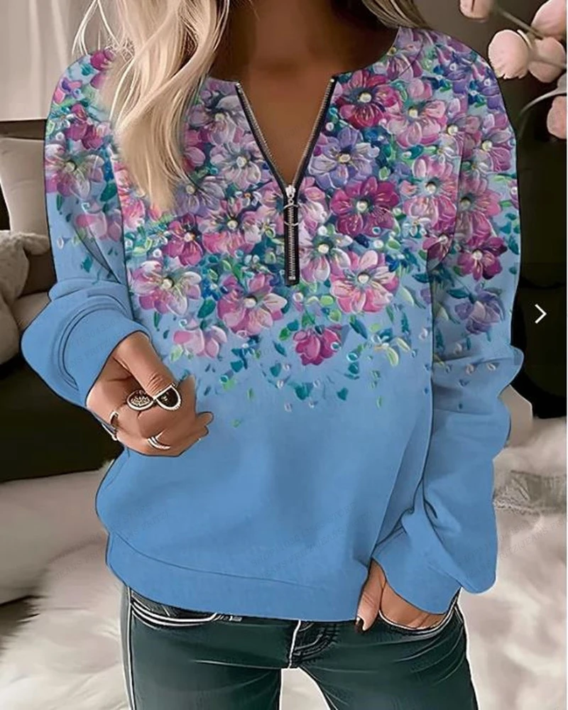 Sudaderas con capucha de mariposa para mujer, Sudaderas con cremallera a la moda, Sudadera Floral con cremallera, Sudaderas con capucha de gran tamaño, abrigos elegantes, Sudaderas para mujer