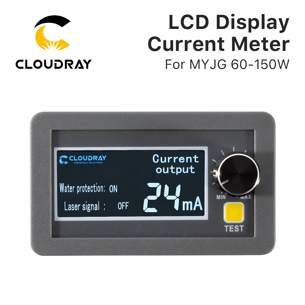 Écran externe de compteur de courant de CO2 d'affichage à cristaux liquides de Cloudray pour l'alimentation d'énergie de Laser de CO2 de série MYJG 60W et 150W