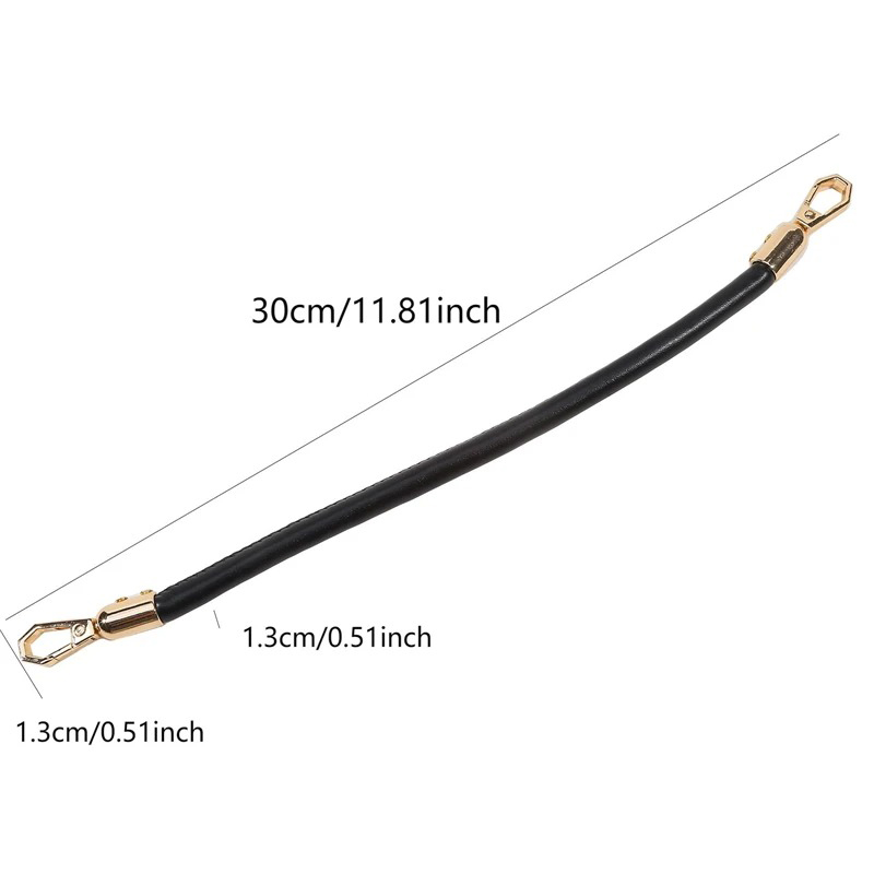30 cm PU-Leder gewebter Umhängetaschengurt mit Behandlungseffekt, selbstgemachte Alternative für eine Brieftasche, ausgestattetes Handtaschengürtel-Zubehör