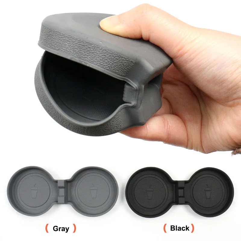 for Tesla New Model 3+ Highland 2024 Central Console Water Bottle Cup Mat TPE Waterproof Anti-Slip Cushion Interior Accessories