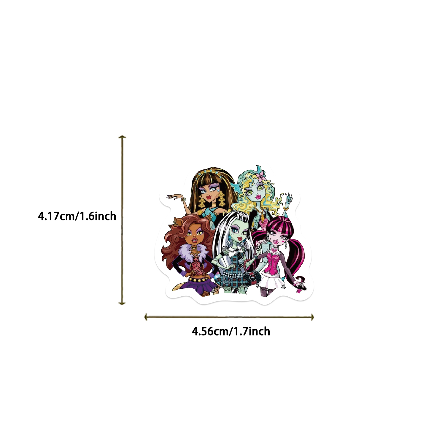 70Pcs Riman 괴물 고등학교 낙서 스티커 스케이트 보드 자전거 기타 노트북 어린이 방수 Stiker 장난감