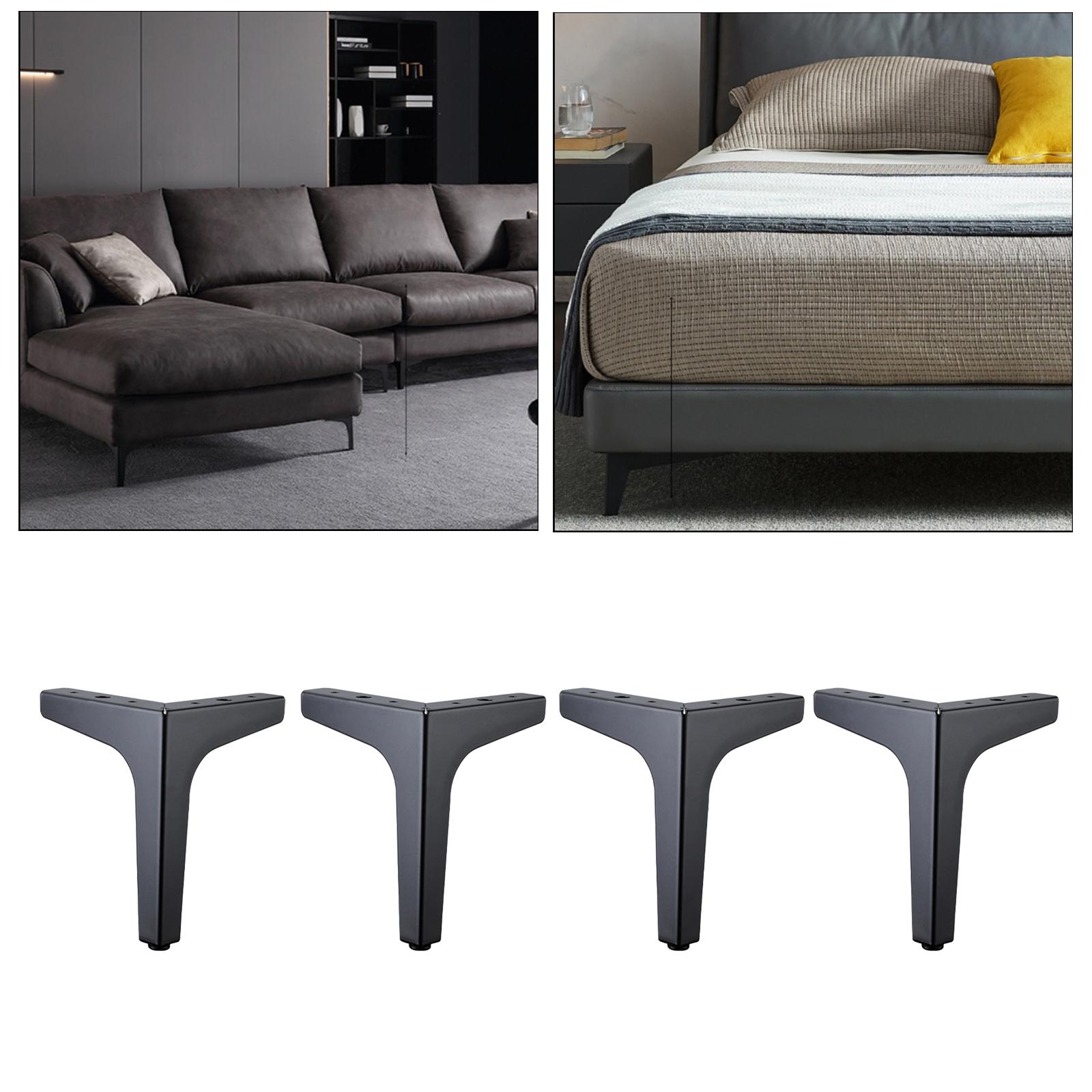 4"5" 6"7" Eckmöbelbeine aus Metall für Sofa, Loveseat-Stuhl-Set