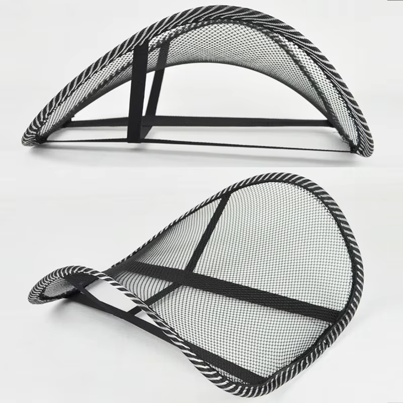 Autostoel Stoel Rugkussen Mesh Lumbale Rugbrace Autostoel Stoelkussen Massage Rugkussen Ondersteuning Thuiskantoor