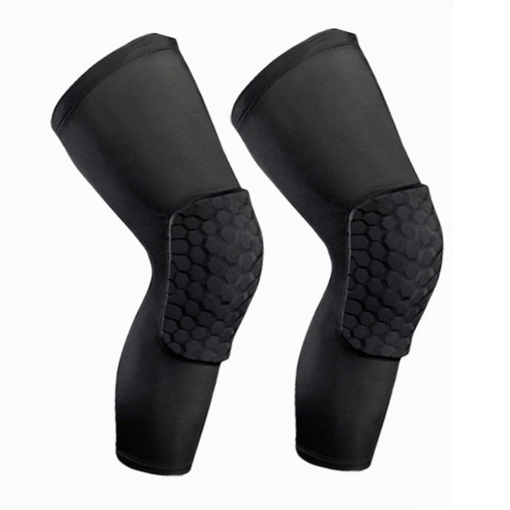 1Pc Sports Kneepad Elastic Knee Pads Honeycomb Basketball Football Knee Pad Knee Protector Brace Support Compression Leg Sleeves