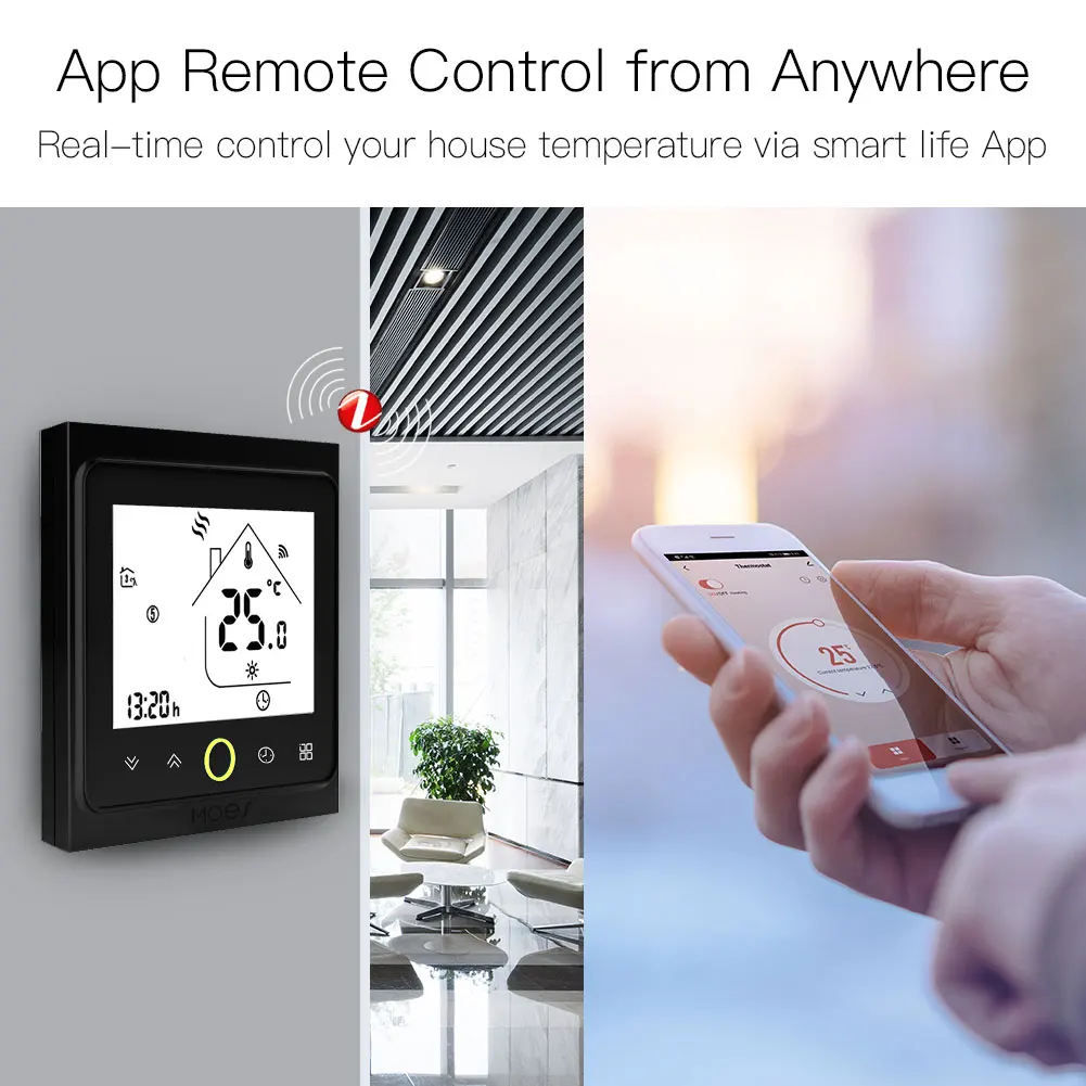 ZigBee Smart Thermostat Temperature Controller Hub ต้องใช้น้ํา/เครื่องทําความร้อนใต้พื้นไฟฟ้าน้ํา/หม้อต้มแก๊ส Alexa Google Home