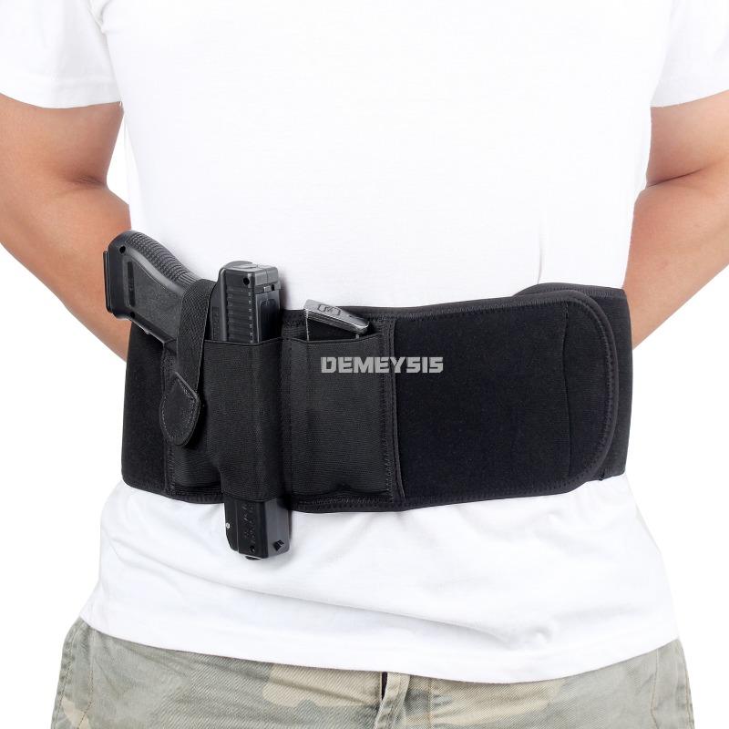 Funda táctica para banda para el vientre, pistola de transporte oculta, Airsoft, funda para cinturón de mano derecha e izquierda para Glock Sig Sauer Beretta Walther