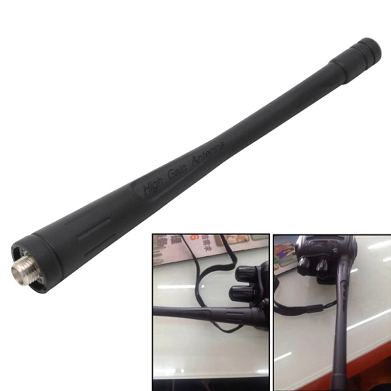 Schwarze High Gain SMA-Buchse Antenne für Baofeng 888s Walkie Talkie Funkgerät
