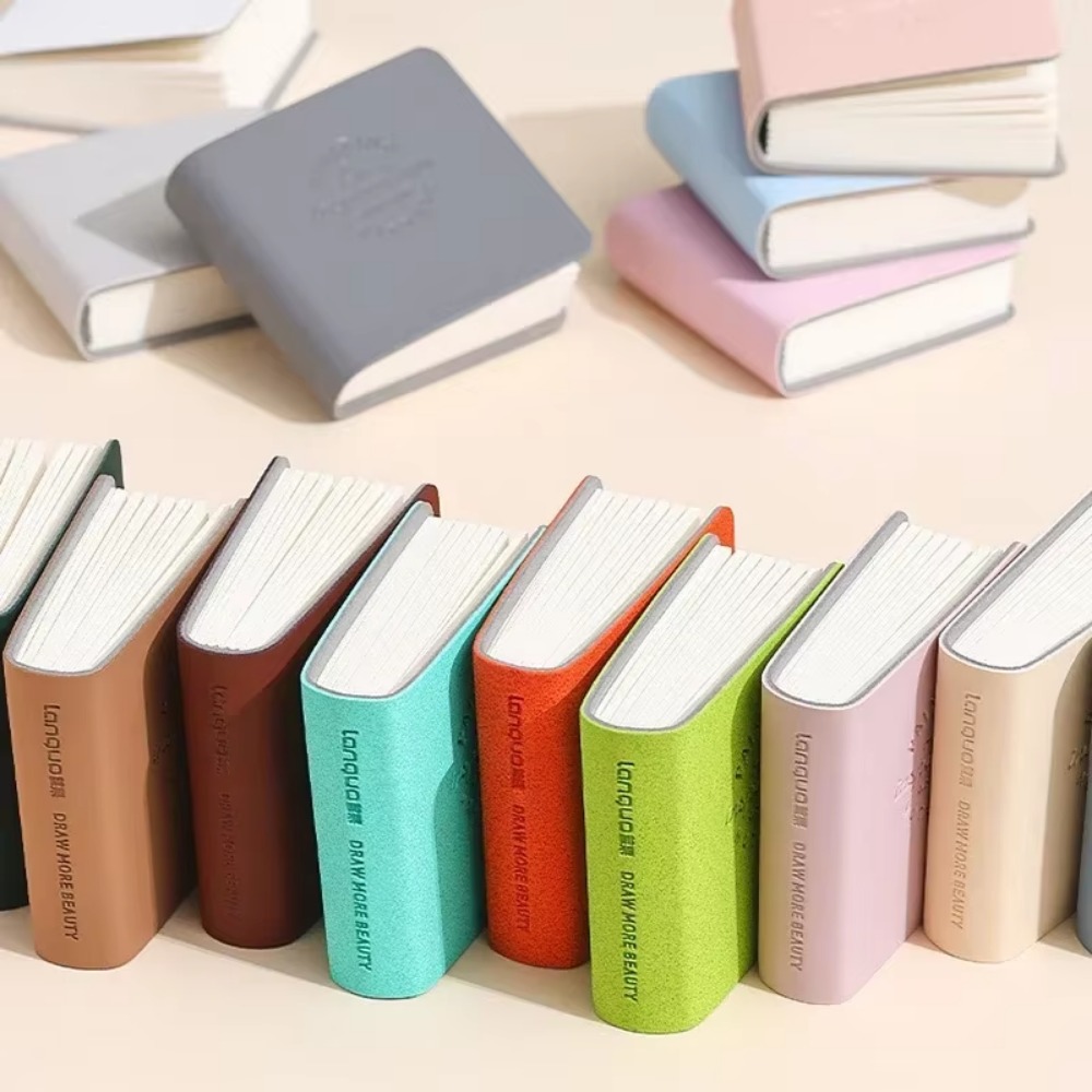 3Pcs/Pack Mini Drawing Book Square Watercolor Sketchbook Thick Paper 3 Book Painting Paper Work Relaxation Art Supplies