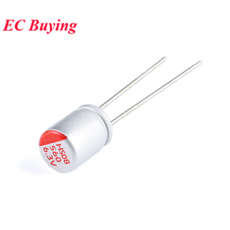 5-20 piezas condensador electrolítico sólido DIP súper bajo ESR 6,3 V 16V 25V 35V 50V 100UF 270UF 470UF 220 330 560 680 UF 820UF 1000UF