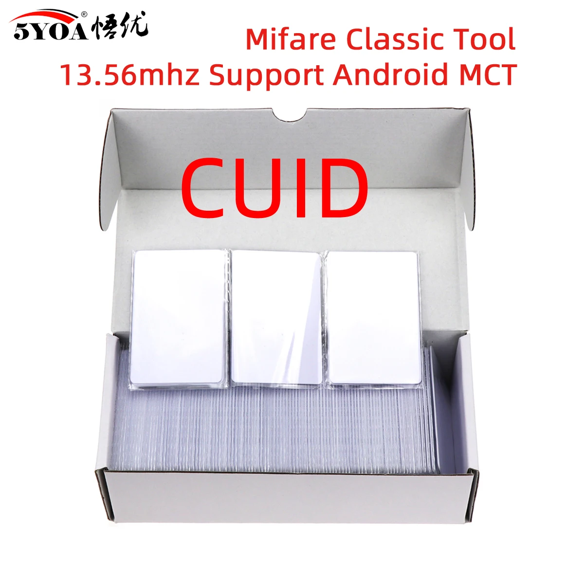 Tarjeta CUID 5YOA Gen2 Chip inteligente aplicación Android MCT modificar bloque UID 0 copia regrabable cambiable 13,56 Mhz ISO14443 1K S50 RFID IC