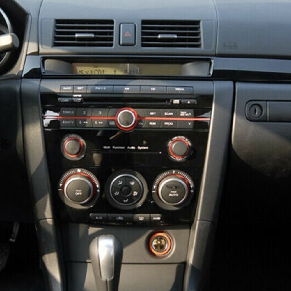 2din Auto Stereo Radio Dvd Fascia Fascias Dash Panel Plaatversiering Set Frame Cover Voor Mazda 3 Axela 2004-2007 2008 2009