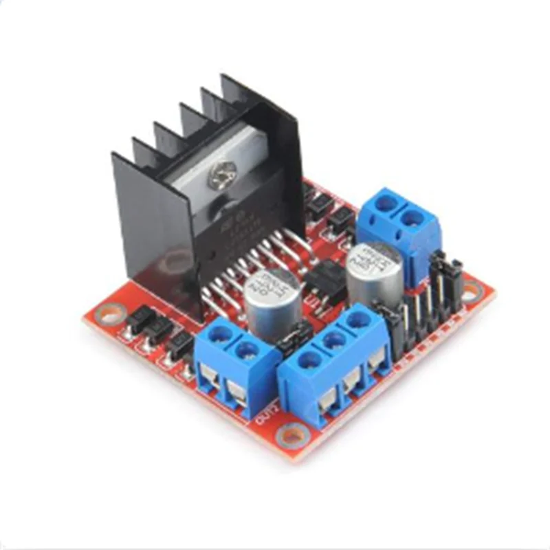 L298 novo módulo de placa controladora de motor de passo duplo h bridge dc l298n para arduino motor de passo robô de carro inteligente