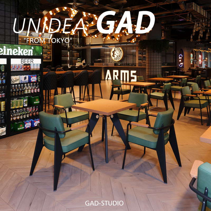 Tabela e cadeira industriais comerciais da barra do estilo combinação, restaurante, cafetaria, restaurante ocidental, restaurante, reunião