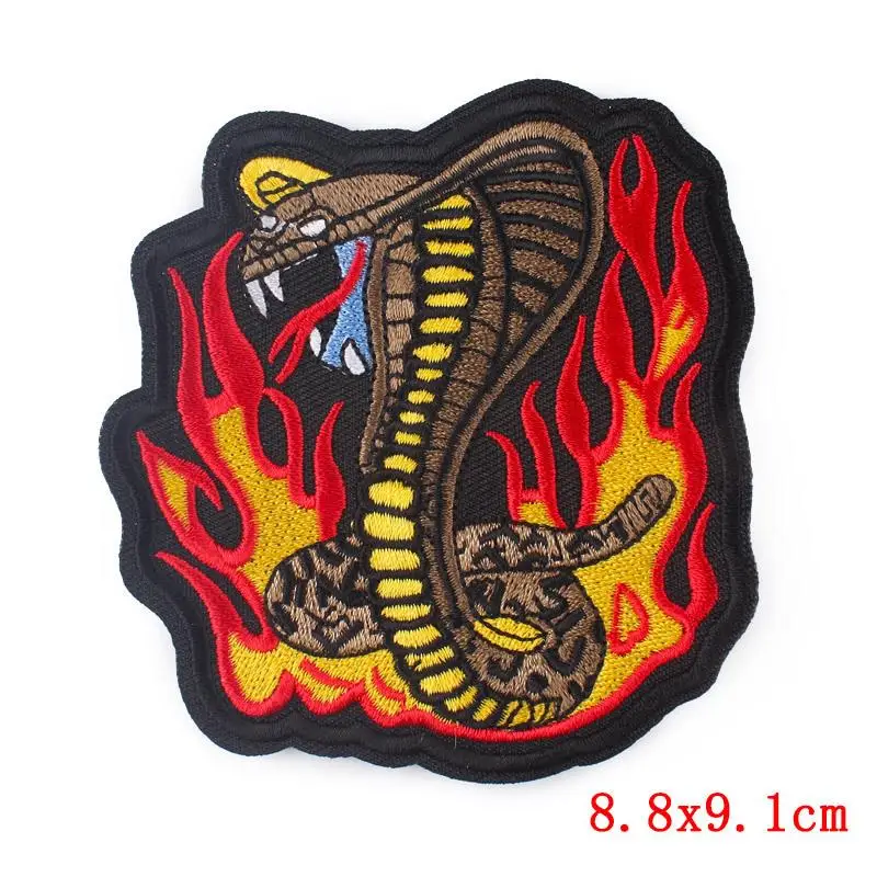 Embroidered Patch Iron On Patches for Clothing Pocket Gorilla Clothes Stickers Fabric Sewing Thermal Adhesive Applique Fusible