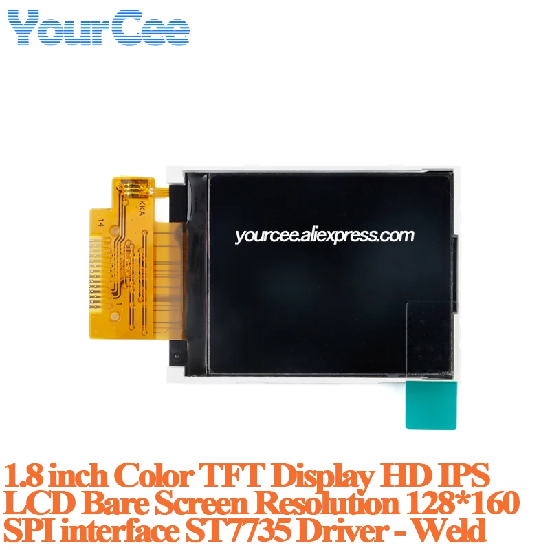 0,96 "0,96 1,14 1,3 1,44 1,8 pulgadas HD IPS pantalla TFT pantalla LCD 1,29" OLED 128*128 135*240 80*160 ST7735 ST7789 CH1115 ST7735