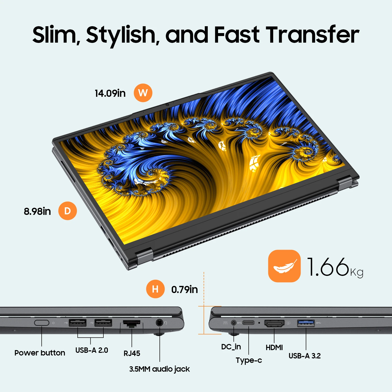 2 in 1 Laptop Computer,15.6" 16GB 512GB Touchscreen , AMD Ryzen R3 3200U, Radeon Vega 3, 1920x1080 FHD Display Blacklit Keyboard