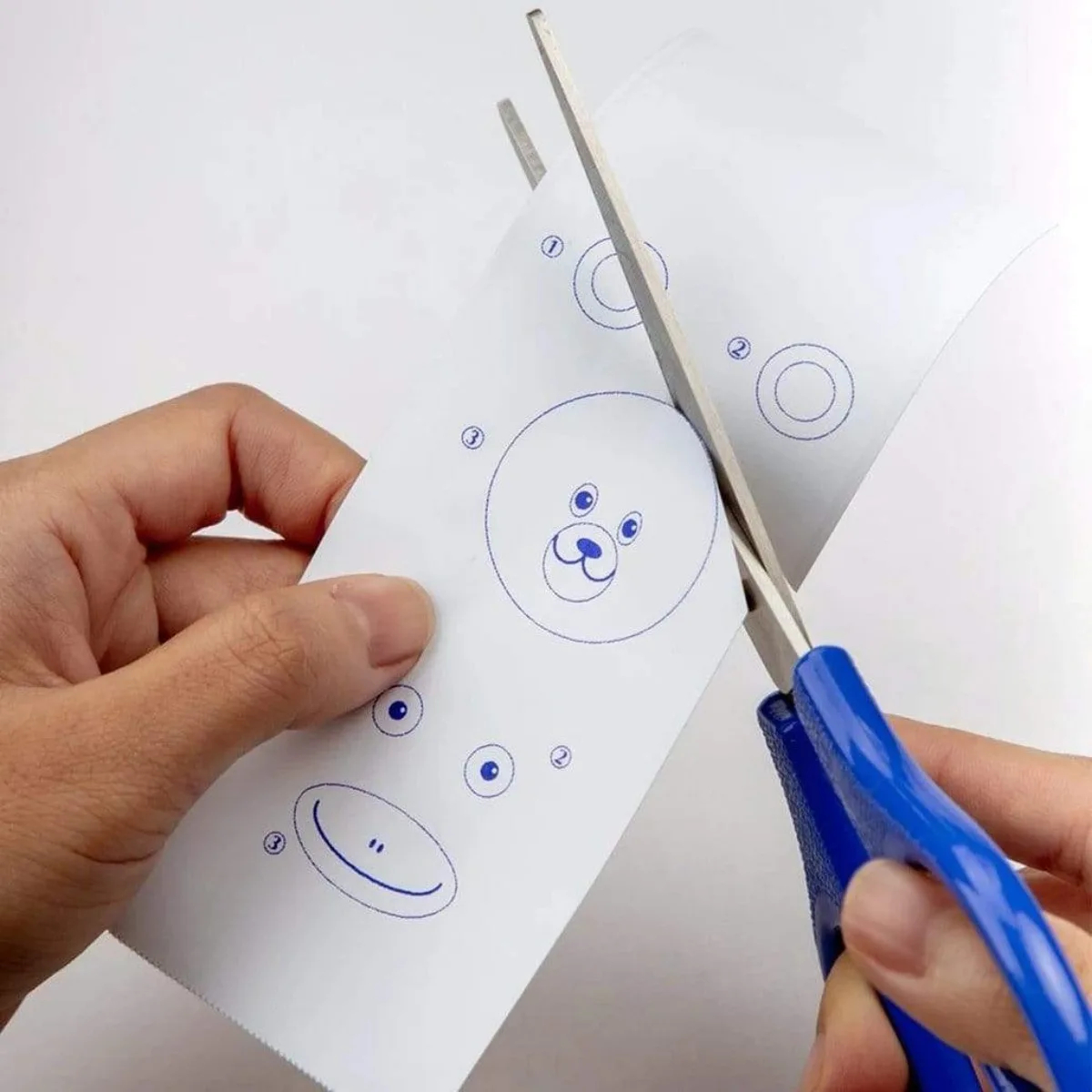 Blue Self-adhesive Paper for Wireless Bluetooth Photo Inkless Printer 57mm Printing Paper Mini Printer Thermal Paper Sticker