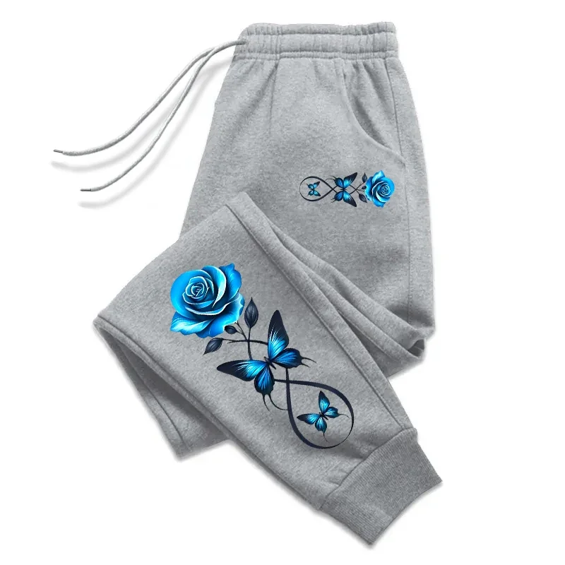 Casual High Quality Outdoors Women's Pants Sweatpants Elastic Band Woman Trousers Jogging Drawstring Sports Hot Sales Clothing