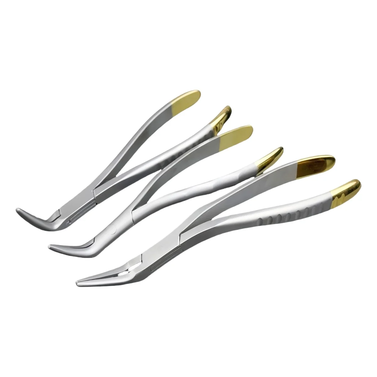 1 Pc Tandheelkundige Wortel Fragment Tand Extractie Tang Rvs Gebogen Snavel Gekarteld Maxillaire Mandibulaire Autoclaveerbaar Gereedschap