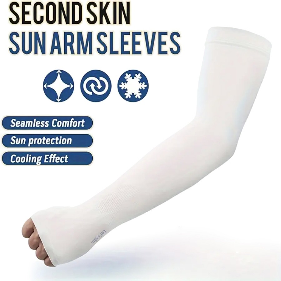 4 paar zomer ijszijde zonbescherming ijs mouw unisex mode buitensporten fietsen rijden zonbescherming arm mouw