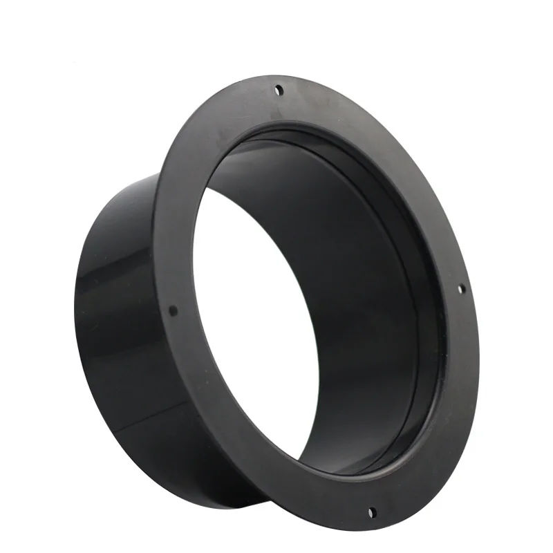 100-250mm ABS Runde Rohr Flansch Sitz Aluminium Rohr Luft Belüftung Schlauch Anschluss Auspuff Kanal Frische Luft System vent Hardware
