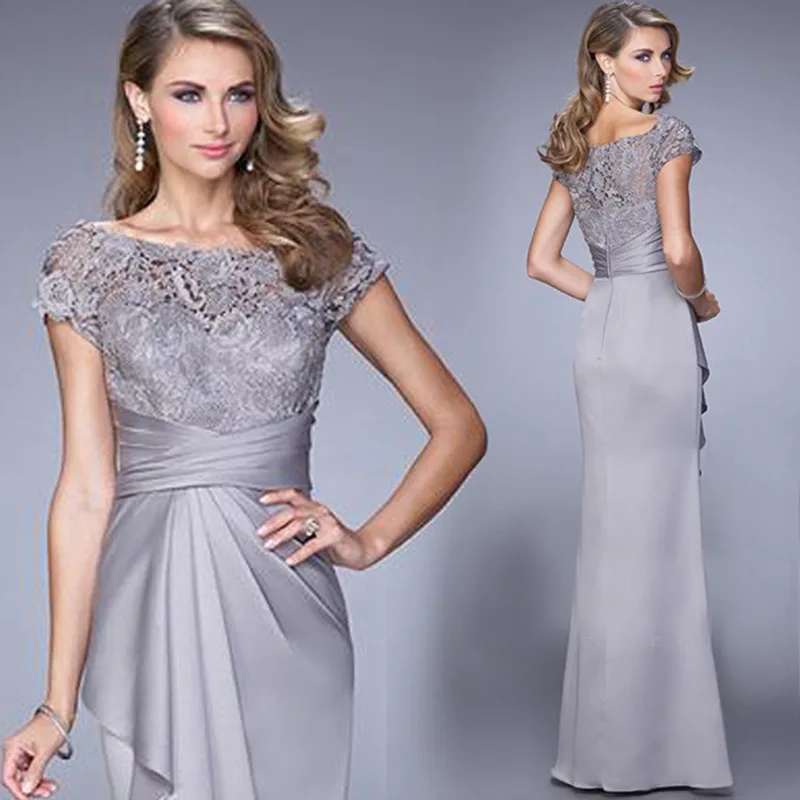 Frauen Meerjungfrau Brautjungfer Kleid Hochzeit Party Spitze Applique Off Schulter Abend Prom Formale Kleider Host der Temperament Kleid