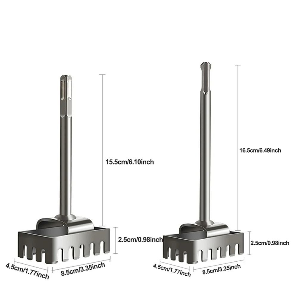 Quick Cutting Square Hole Cutter Slotting Square-handled 4 Pits Square Socket Puncher Punch Round-handle 2 Pits and 2 Grooves