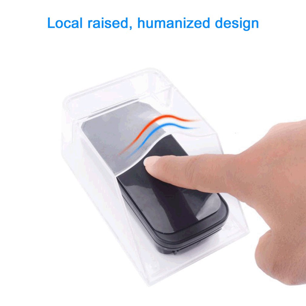 Cubierta impermeable para timbre inalámbrico, timbre de puerta inteligente, botón de timbre, transmisor, lanzadores, lluvia pesada, nieve