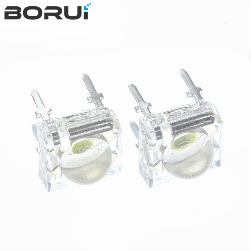 20Pcs 5mm F5 Piranha LED White Red Green Amber Clear 5mm LED Diode Light-Emitting-Diodes 4-pins Piranha LED Diodos Brightness