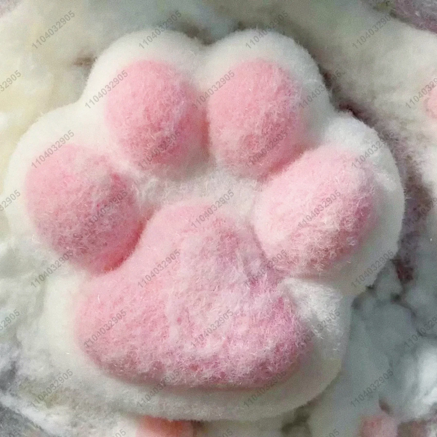 Pata de gato grande Taba Squishy de silicona peluda, 0,8 kg, pie de gato, malvavisco, pata de gato, juguete para apretar, liberación antiestrés, relajación de manos