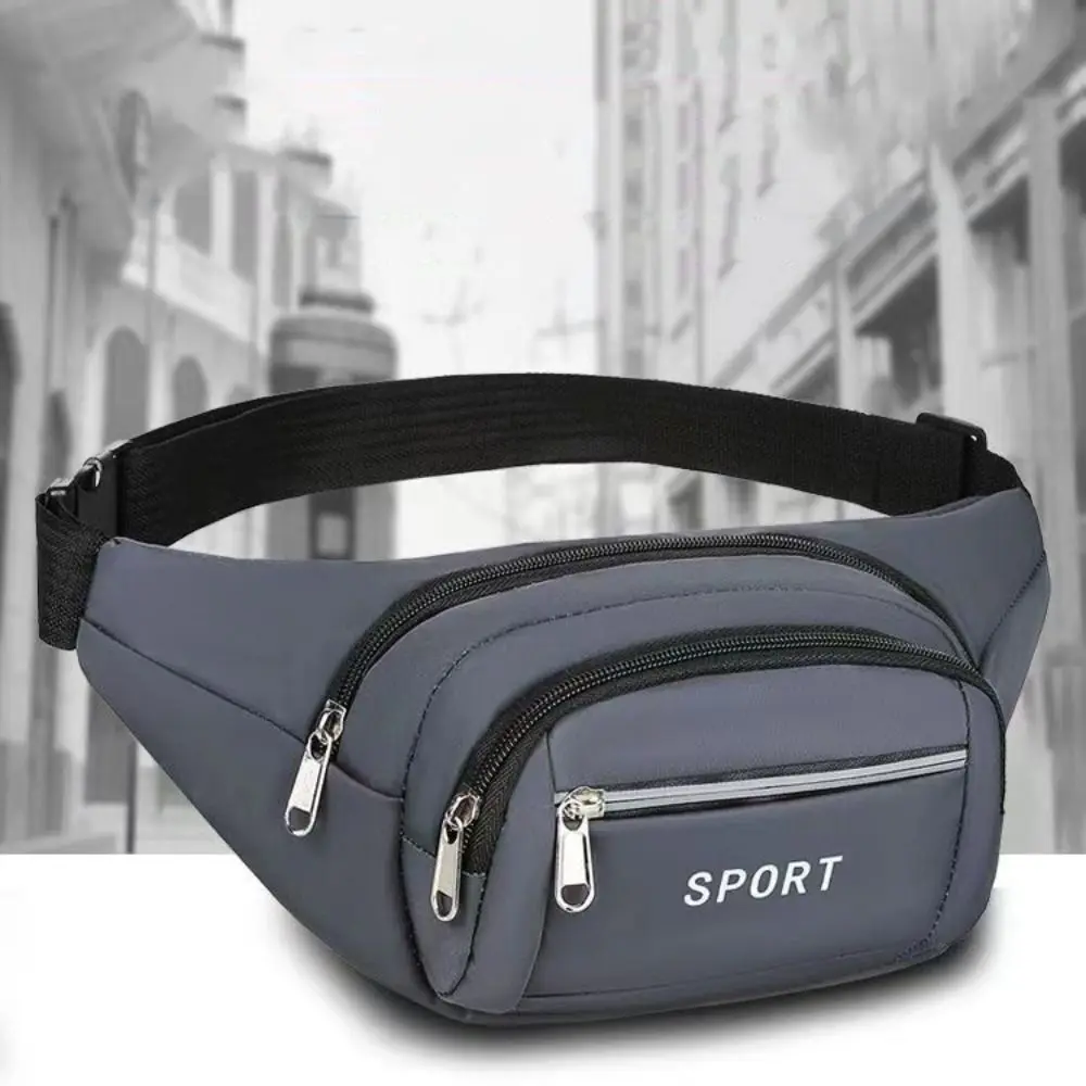 Leinwand Männer Brusttasche Aufbewahrungstasche Große Kapazität 5-Farben Umhängetasche Multifunktionale Nylon Sport Hüfttasche Unisex Geldbörse
