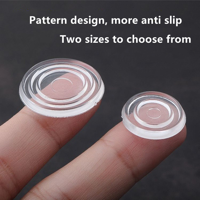 Transparent Anti-slip Rubber Pads Chair Legs Pads Floor Protector Non-slip Mat Furniture Mute Stickers Tea Table Glass Gaskets