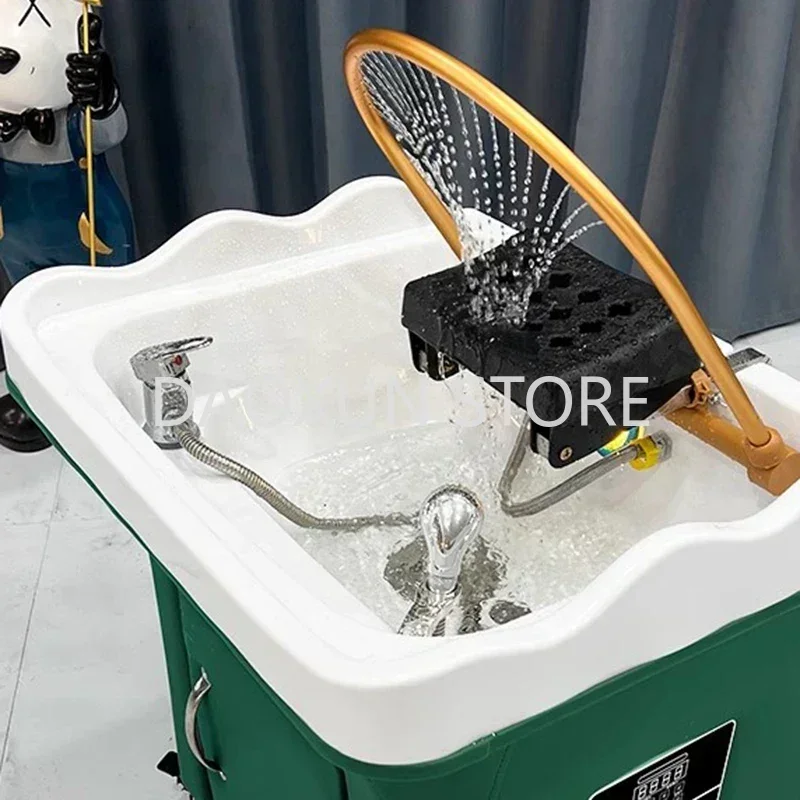ヘッドスパシャンプーチェアヘアサロンコンフォート小型洗髪ステーションチェア移動療法レッティーノマッサージ家具 MQ50SC