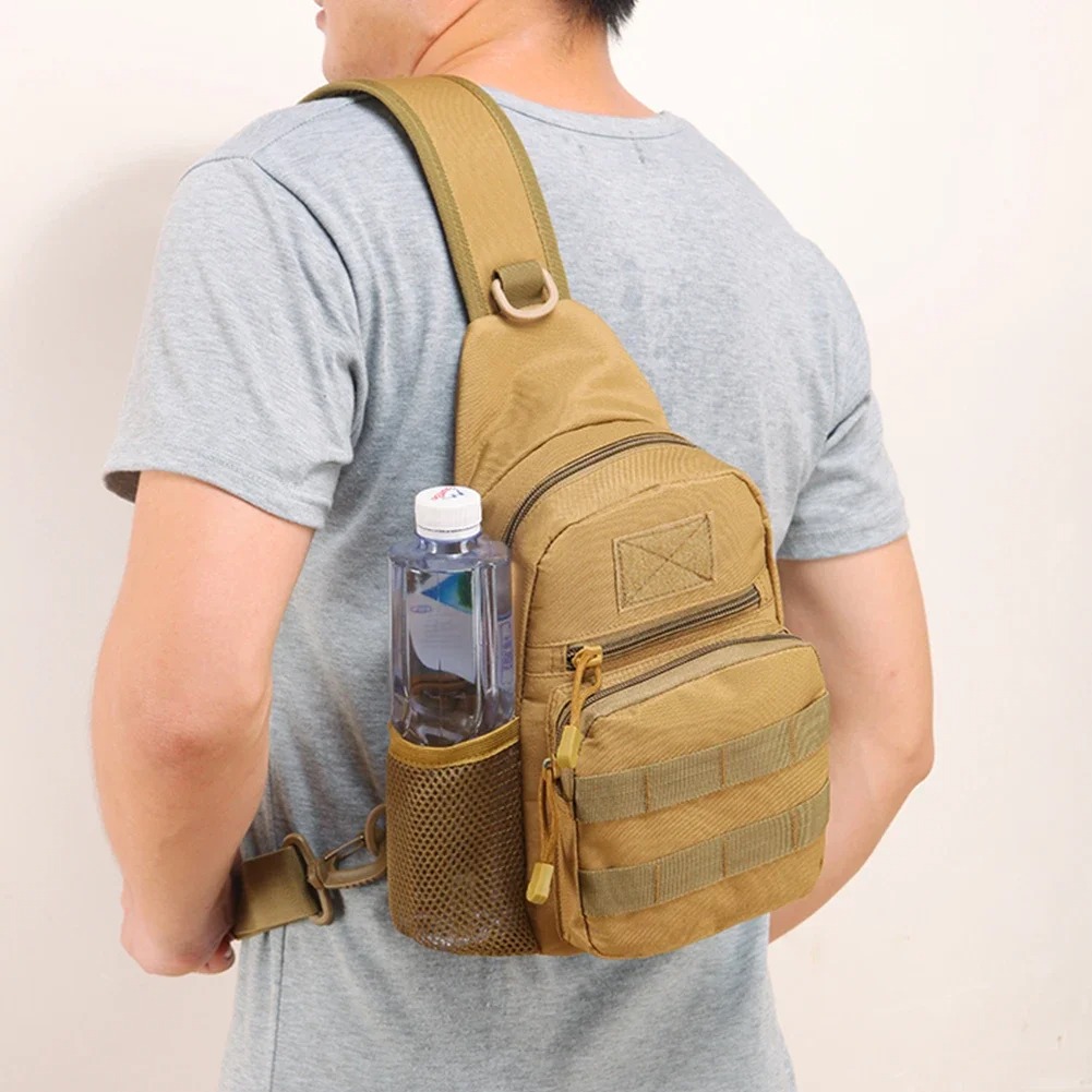Brusttasche für Wasserflaschen, Outdoor-Sport, Radfahren, Wandern, Brusttasche, multifunktionale Outdoor-Freizeittasche, Umhängetasche