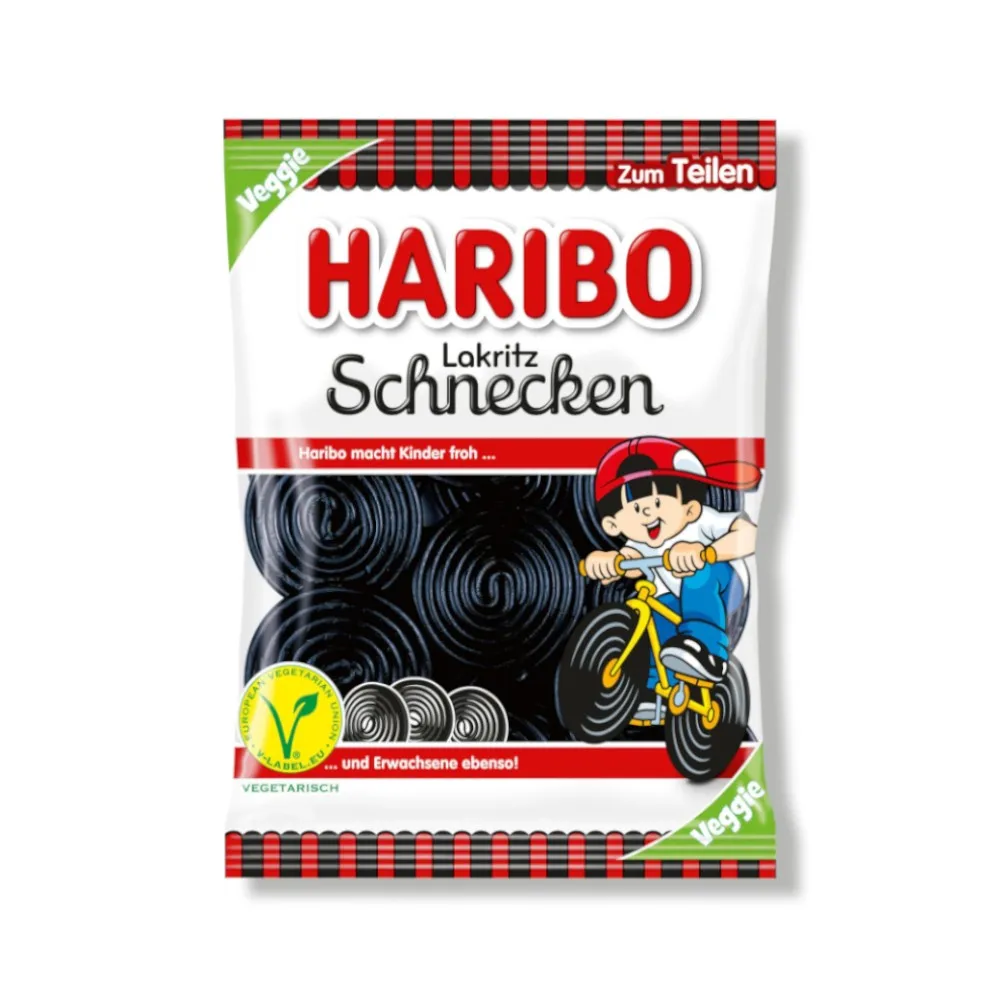 Lakritz Schnecken 175g Gels-Haribo