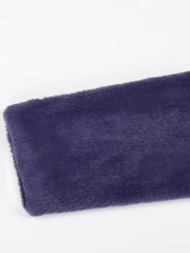 Nerazzurri Herbst Winter Extra Lange Lila Dicke Warme Faux Rex Kaninchen Pelzmantel Frauen Bodenlangen Luxus Elegante Flauschigen Mantel