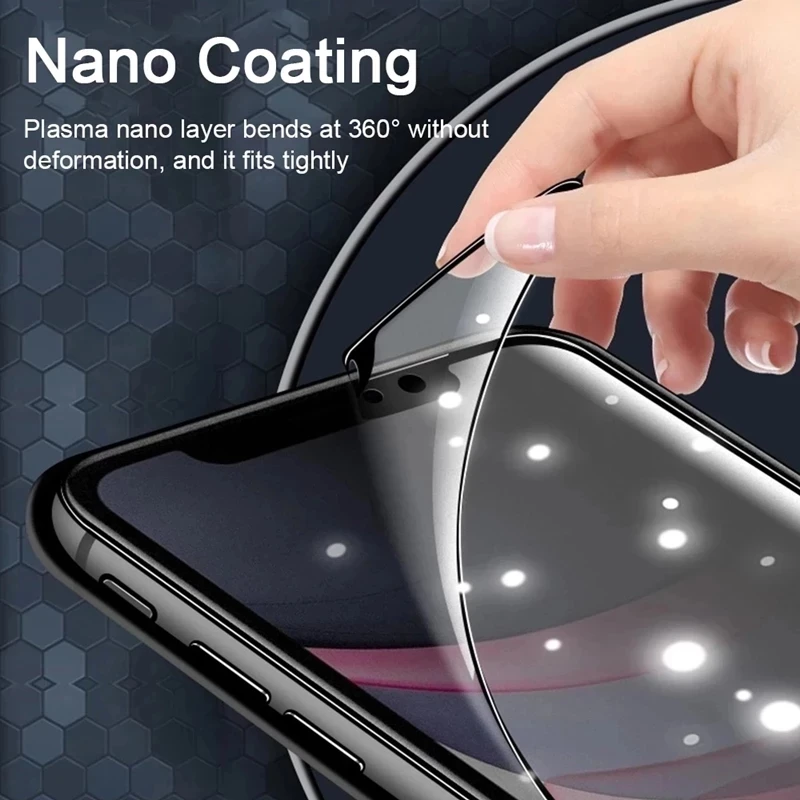 1-4 Mờ Gốm Riêng Tư Bảo Vệ Màn Hình Trong Cho iPhone 14 PRO MAX 7 8 14 Plus Chống gián Điệp Cho iPhone 11 12 13 Pro XS Max XR