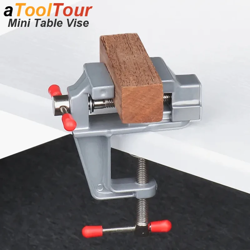 Mini imadło stołowe zacisk stołowy śruba DIY forma do rękodzieła naprawiono narzędzie do naprawy szczypce biżuteria zrób elektronika mały stół warsztatowy do hobbystka przenośny