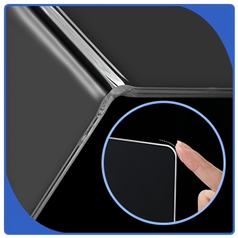 4/8pcs Set Clear Acrylic Bookends - Desktop Display Stands for Office, Home & Retail Use, Book Storage, Transparent