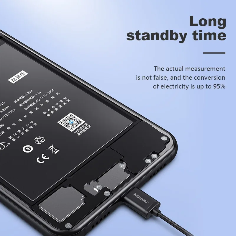 NOHON Phone Battery for Samsung Galaxy S24 S23 S22 Ultra S21 S20 Plus S10 S10E S9 S8 S7 S6 S10+ S20+ S21+ S23+ S24+ Batteries