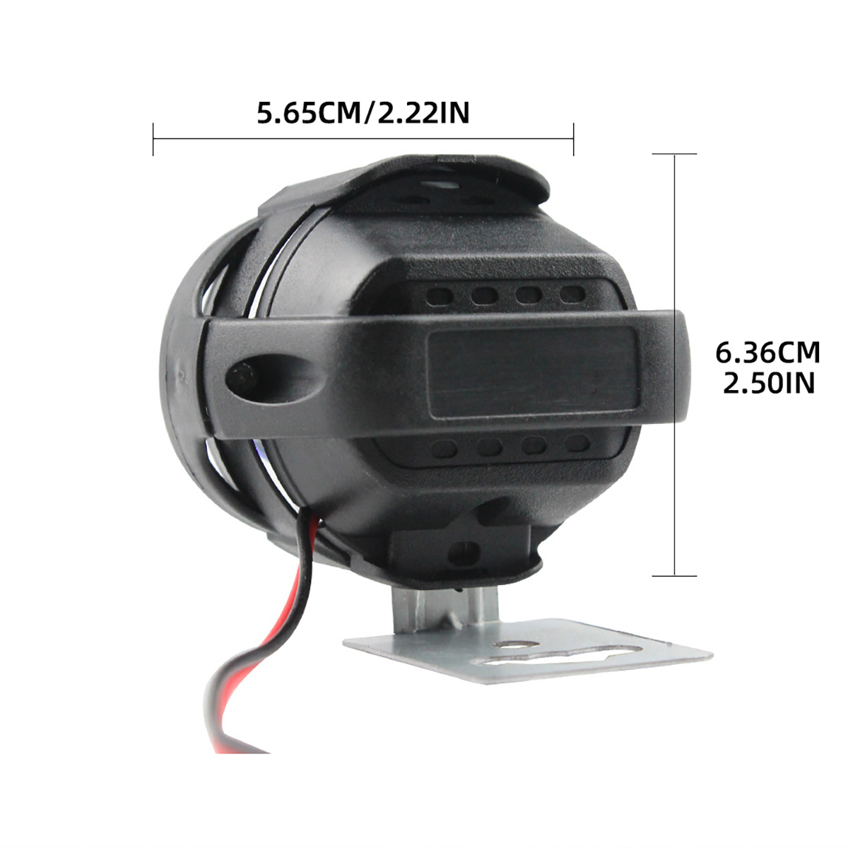2PCS 6 LED 오토바이 헤드 라이트 밝기 보조 스포트 라이트 스쿠터 방수 수정 전구 스쿠터 모터 전조등