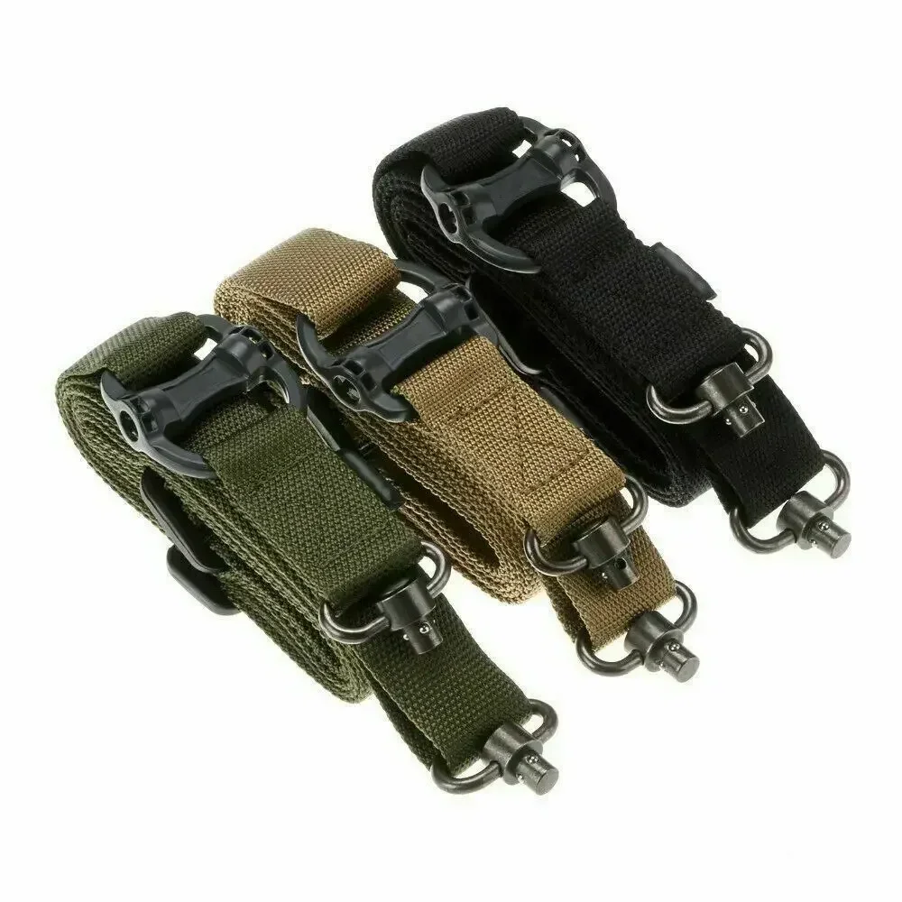 1 unidad ajustable MS4 táctico de separación rápida QD 1 o 2 puntos Multi Mission 1,25 "Eslinga para Rifle de liberación rápida eslinga para Rifle de un solo punto