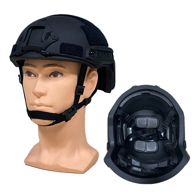 Ballistische ACH Tactische Helm aramidevezel Hoge kwaliteit Ballistische Helm NIJ IIIA SNELLE Wendy's Suspension Pad Ballistische Helm