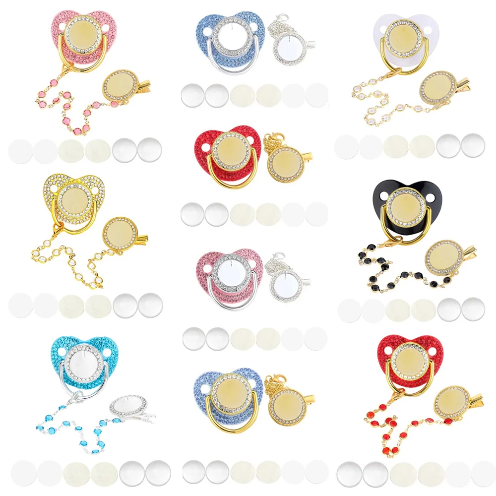 Personalisierter Schnuller-Clip-Halter für Neugeborene, Babyparty-Geschenk, leer, Schnuller für Kleinkinder, Schnuller, Baby-Beißring, Säuglingsnippel, BPA-frei