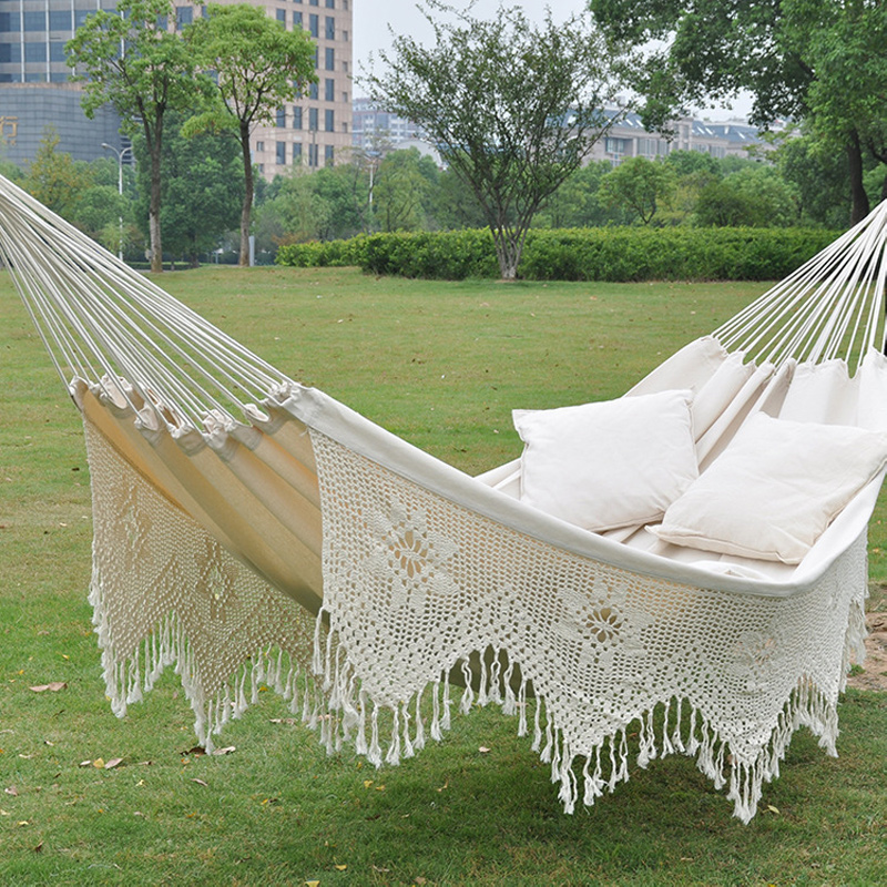 Máximo 300kg rede grande macrame brasileiro bohemia borla rede balanço cadeira fora/interno pendurado rede balanços