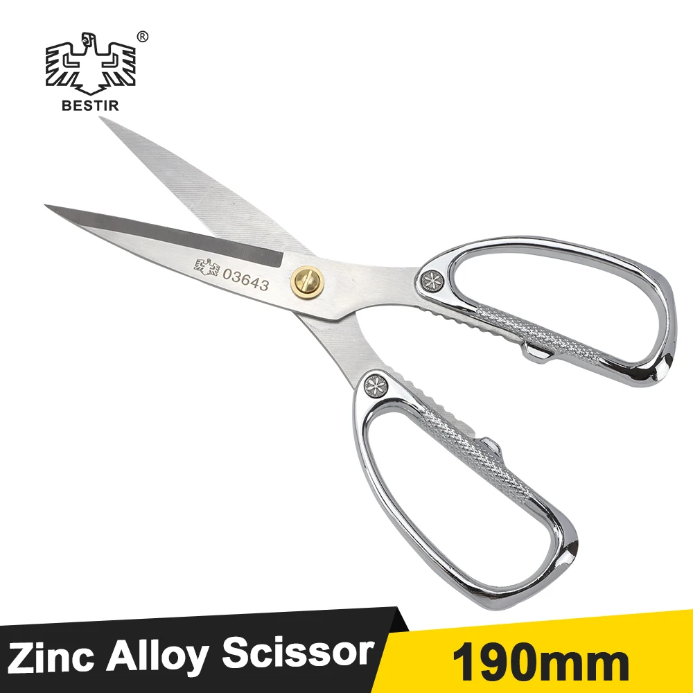 BESTIR Đa Chức Năng Kéo Công Nghiệp Hợp Kim Kẽm Chuyên Nghiệp Kéo Nhà Bếp May Tay Kéo Thực Phẩm Vải Cắt