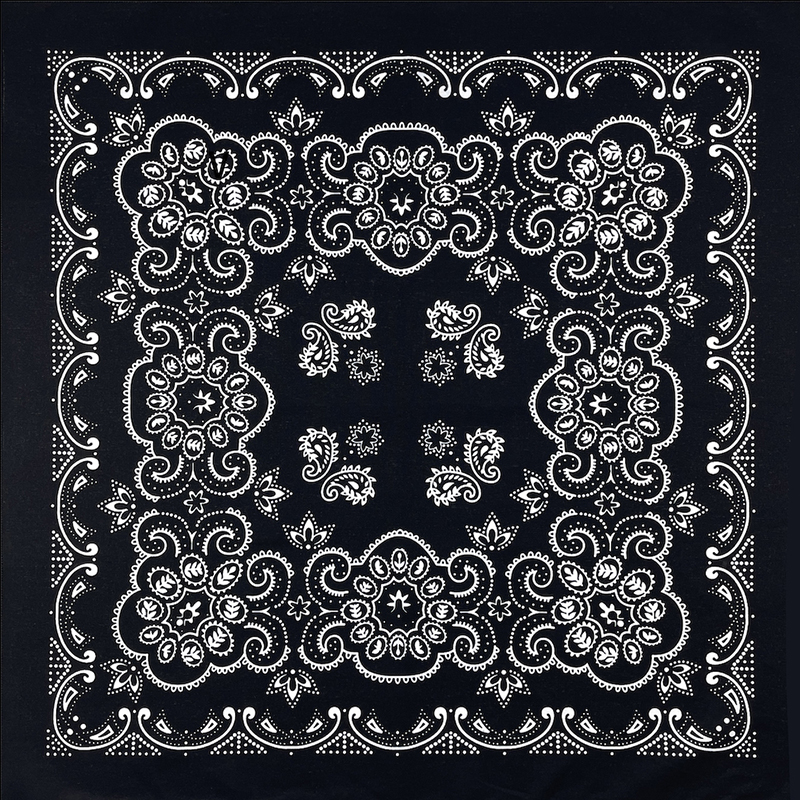 68cm oversized hip hop ameba caju algodão quadrado bandana cachecol bandana preto paisley presentes para homem/meninas/meninas