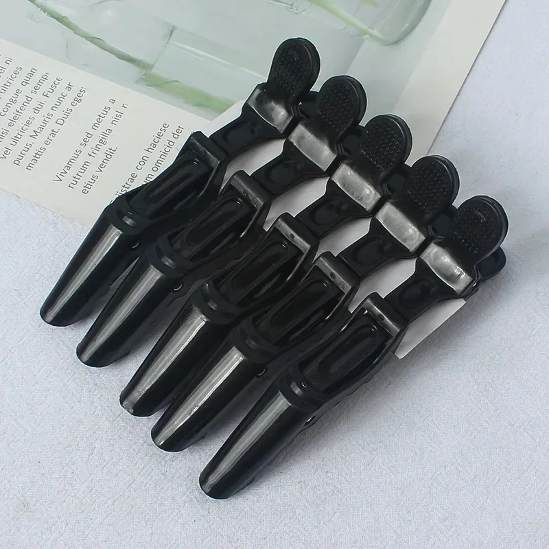 5 pçs/lote jacaré grampo de cabelo grampos de cabeleireiro garra de cabelo de plástico barbeiro profissional para salão de beleza estilo grampos de cabelo acessório